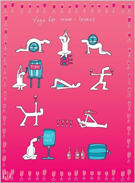 yoga for wine lovers