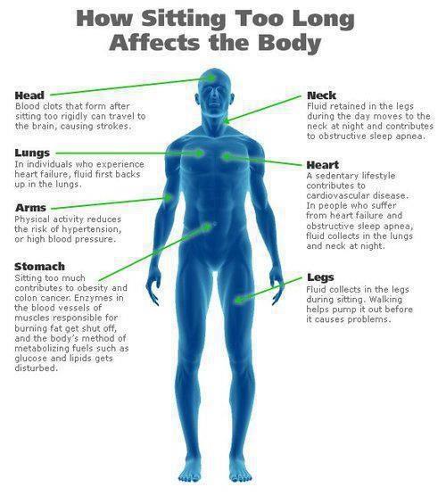 effects of sitting