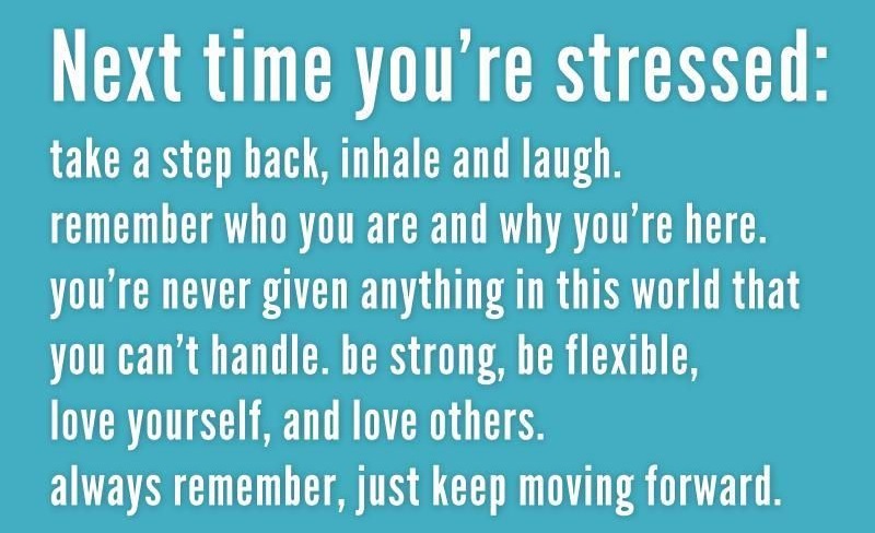Next Time you are Stressed