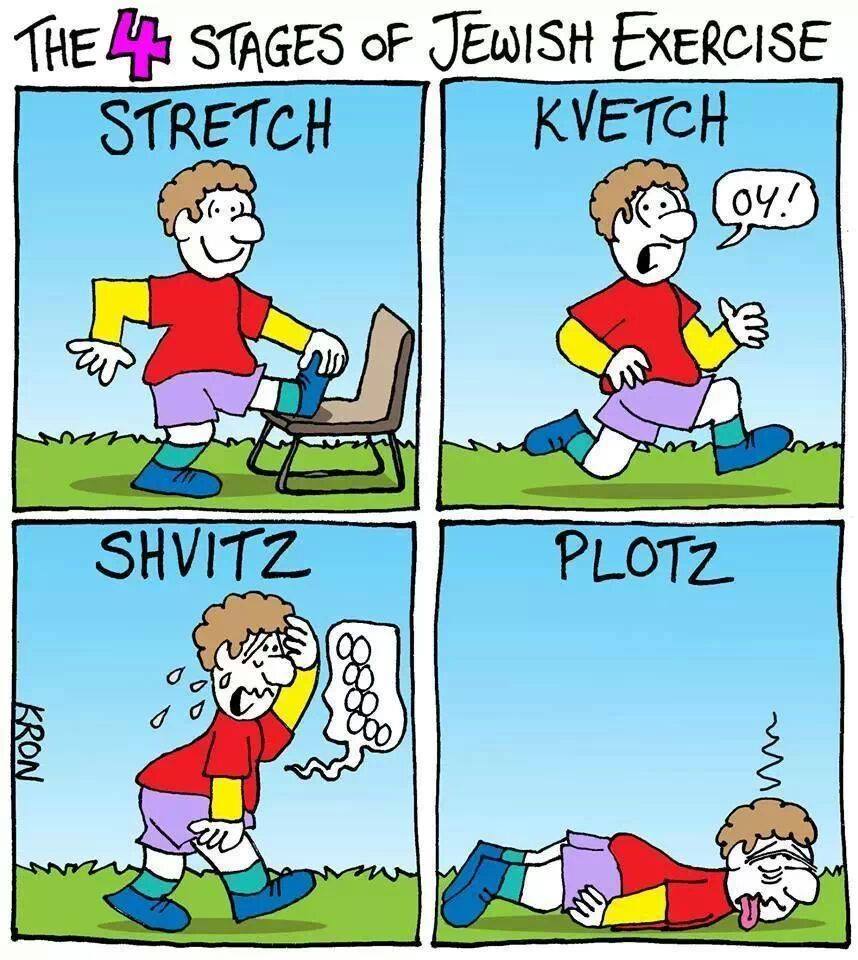 stretch and kvetch