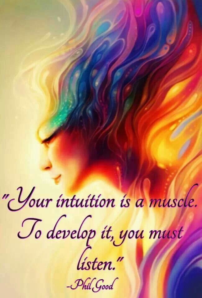 your intuition is a muscle