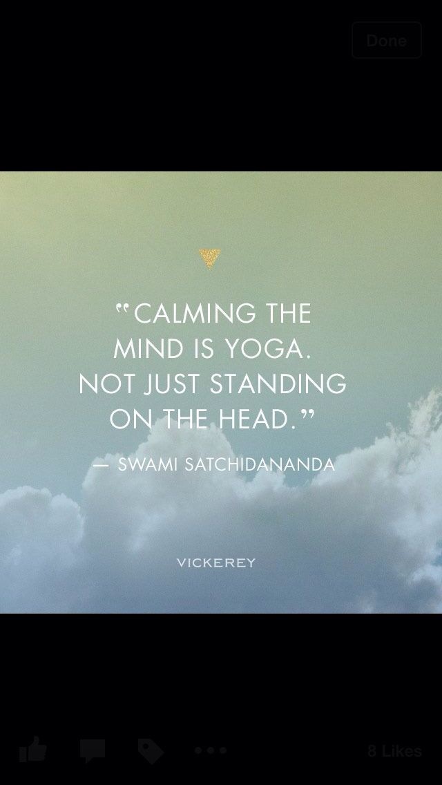 calming the mind is yoga