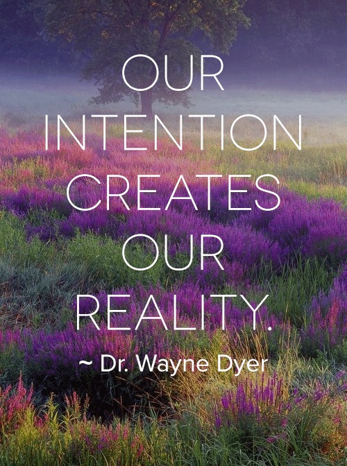 setting your intention